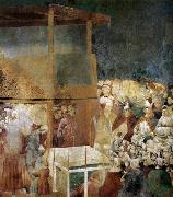 GIOTTO di Bondone Canonization of St Francis painting